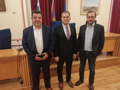 Συνάντηση Δημάρχου με τον Πρόεδρο του Οικονομικού Επιμελητήριου Ελλάδος