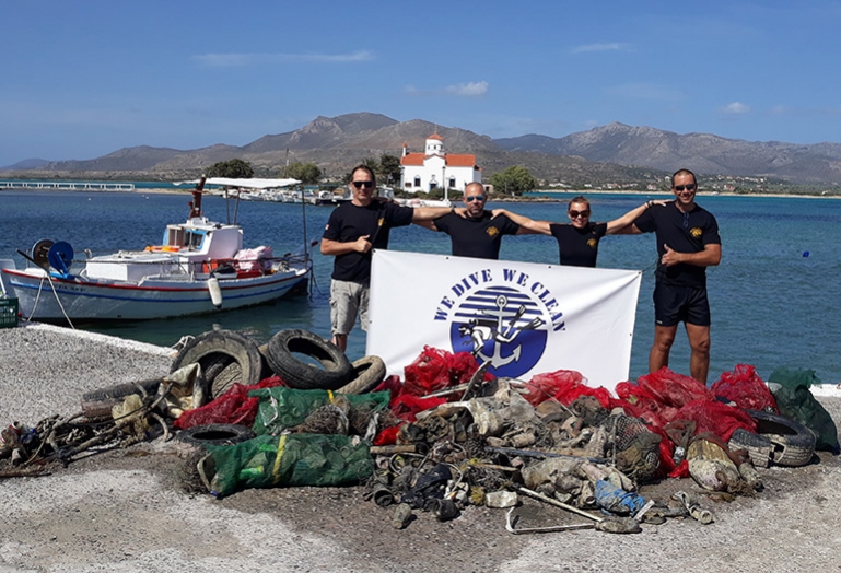 Κλιμάκιο εθελοντών δυτών βρέθηκε για 2η φορά στο Λιμάνι της Ελαφονήσου