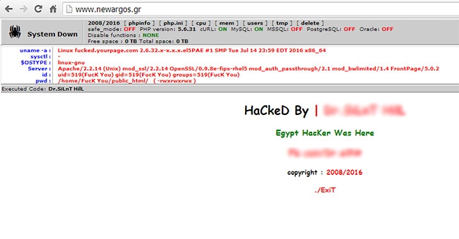 Hackers &quot;κατέβασαν&quot; το portal του Δήμου Άργους - Μυκηνών
