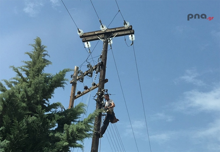 Διακοπή ηλεκτροδότησης στην Μεγαλόπολη