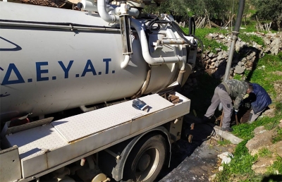 Η Δ.Ε.Y.Α. Τρίπολης εντείνει τις εργασίες καθαρισμού όλων των φρεατίων, στις τοπικές κοινότητες του Δήμου