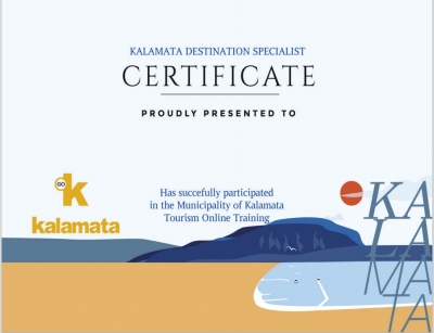Μέσω online training παρουσιάστηκε η Καλαμάτα ως ασφαλής προορισμός ευζωίας σε επαγγελματίες τουρισμού διεθνώς