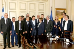 Συνάντηση της Ένωσης Περιφερειών Ελλάδας με τον Πρωθυπουργό