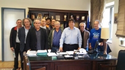 Επίσκεψη του Συλλόγου Φαναριωτών Γορτυνίας στα γραφεία της Περιφερειακής Ενότητας Αρκαδίας στην Τρίπολη.