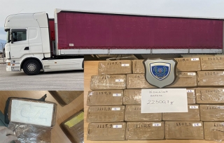 Σύλληψη οδηγού φορτηγού που μετέφερε είκοσι δύο κιλά κοκαΐνης αξίας άνω των 900χιλ. ευρώ(video)