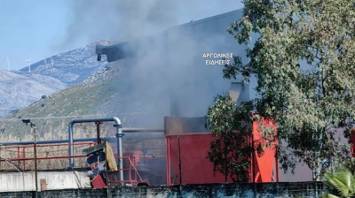 Πυρκαγιά σε πυρηνελαιουργείο στο Ναύπλιο