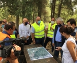 Στο δάσος του Σέιχ Σου ο Υπουργός Κλιματικής Κρίσης και Πολιτικής Προστασίας, Χρήστος Στυλιανίδης – Ενημέρωση για τις εργασίες καθαρισμού στην περιοχή