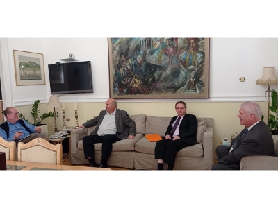 Συνάντηση του περιφερειάρχη Πελοποννήσου Π. Νίκα για την προστασία και ανάδειξη της Νέδας με προέδρους Ομοσπονδιών Συλλόγων της περιοχής