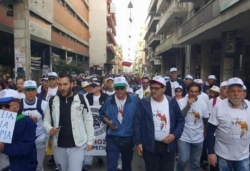 Πάτρα: Mεγάλη πορεία προς την Αθήνα ενάντια στην ανεργία