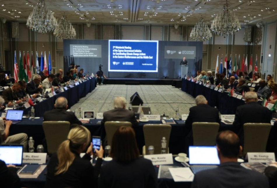 Στη 2η Συνάντηση Υπουργών στο πλαίσιο της Πρωτοβουλίας της Κύπρου για την Κλιματική Αλλαγή στην Ανατολική Μεσόγειο και τη Μέση Ανατολή ο Χρήστος Στυλιανίδης
