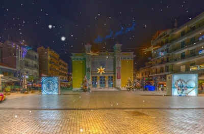 H Χριστουγεννιάτικη Τρίπολη μέσα από μια εικονική περιήγηση 360ᵒ