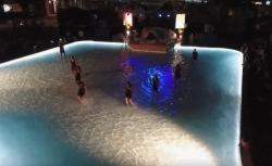 Ξεχωριστή βραδιά με μουσική και χορό μέσα στο νερό στο Άργος (video)