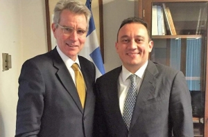 Συνάντηση Κώστα Βλάση με τον Πρέσβη των ΗΠΑ στην Ελλάδα κ. Geoffrey Pyatt (pics)
