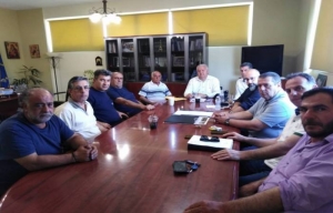 Συνάντηση Δημάρχου Δ. Αχαΐας Χρήστου Νικολάου με εργαζομένους της Frigoglass