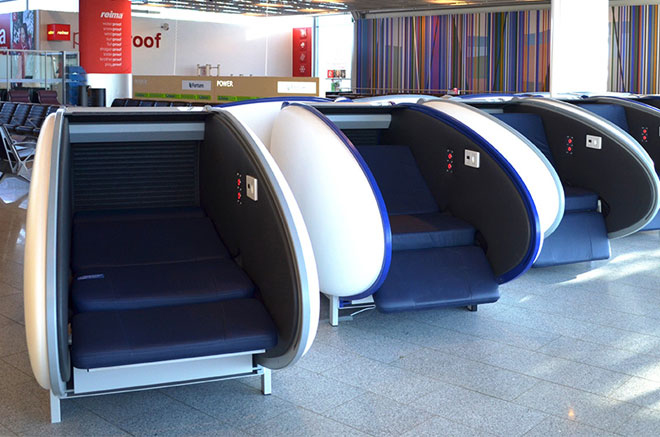 helsinki airport gosleep pods open