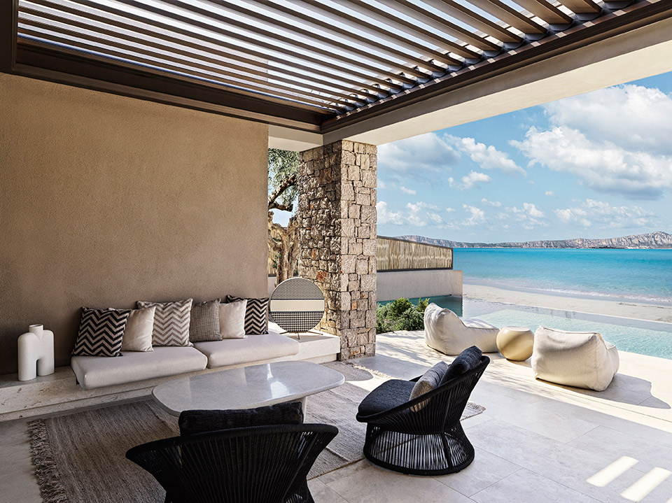 W Costa Navarino Beachfront pool villa